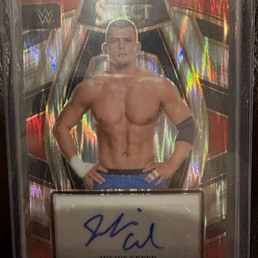WWE Trading Card with Autograph - Multicolor
